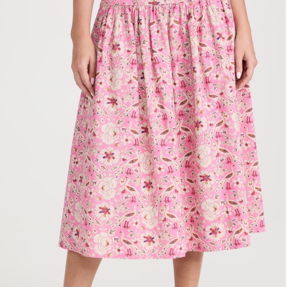 Rhode Sia Floral midi skirt